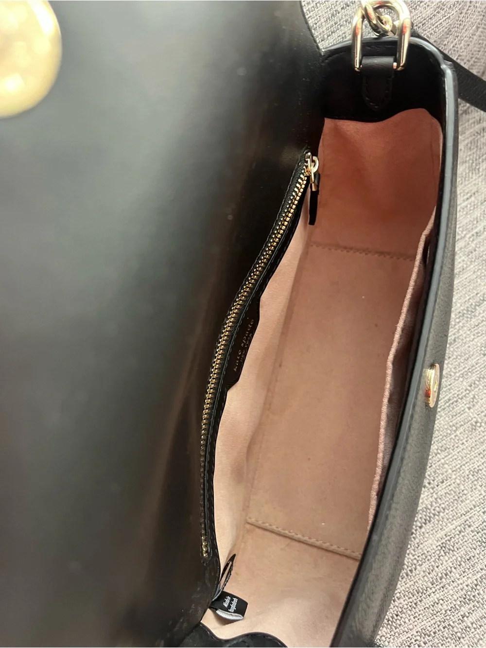 Kate Spade New York Black Leather Crossbody Satchel